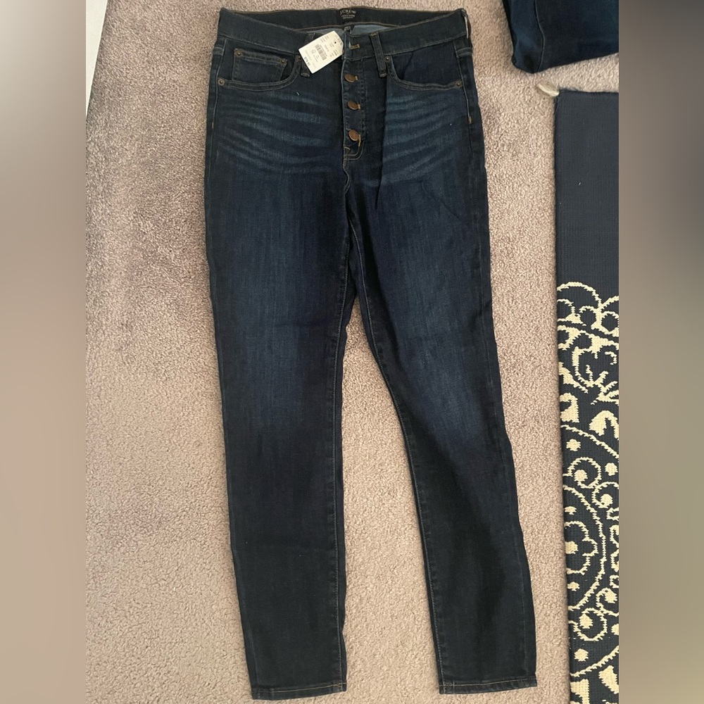 NWT J.Crew high rise skinny jeans